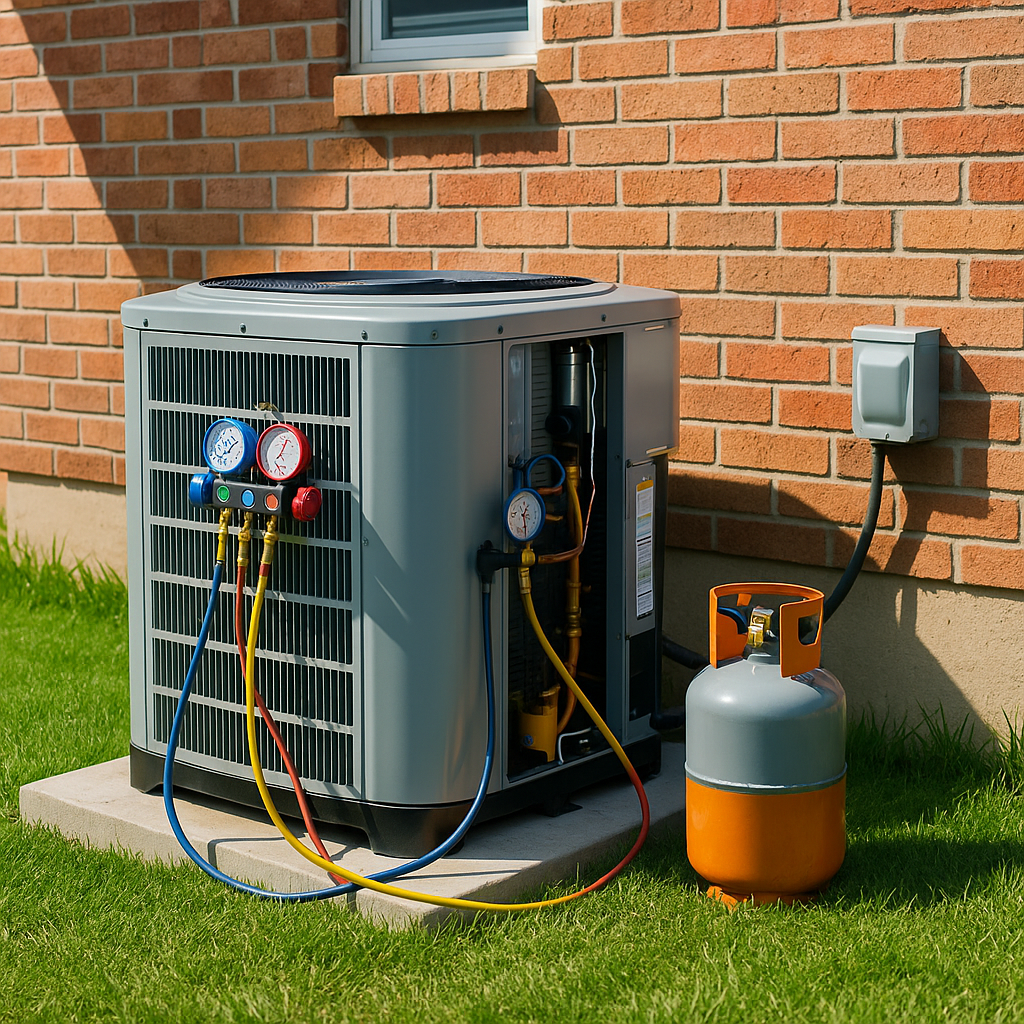 New AC installation in a Hialeah home by LN Homes Enterprise